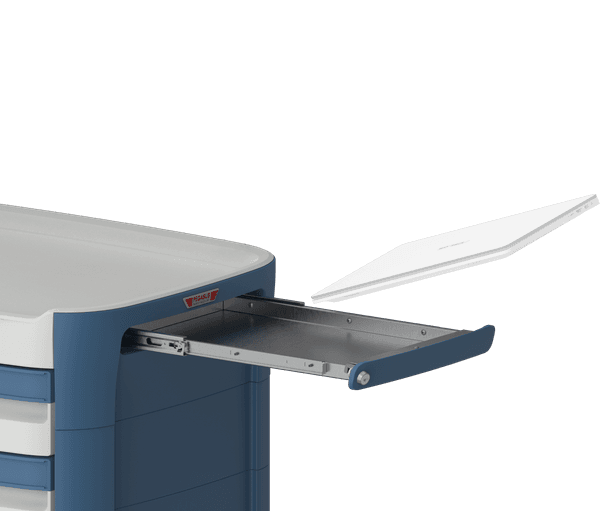 Hovedbilde Secure laptop side drawer left (assembled)